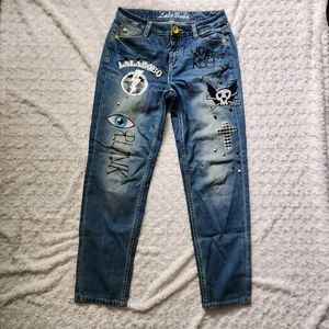 Lala Bobo Womens Punk Jeans